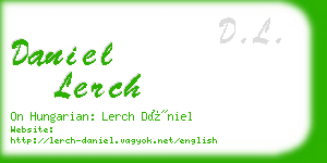daniel lerch business card